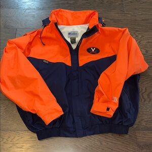 UVA Virginia Cavaliers Wahoos Gore-Tex  LAX Hooded Golf Jacket Waterproof 3XL